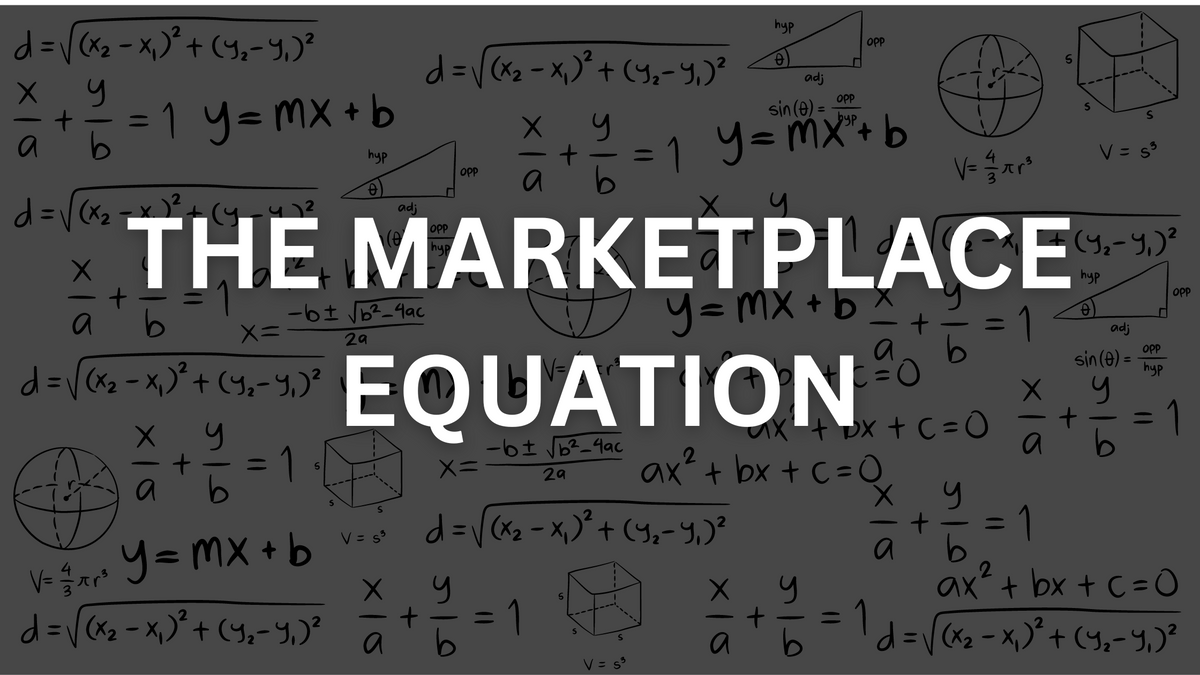 The Marketplace Equation